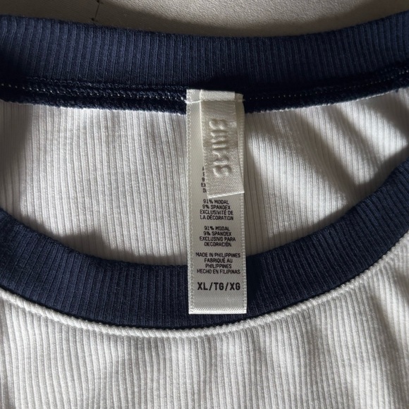 Skims Soft Lounge Ringer Ribbed Cropped Tank Size XL - Picture 6 of 6